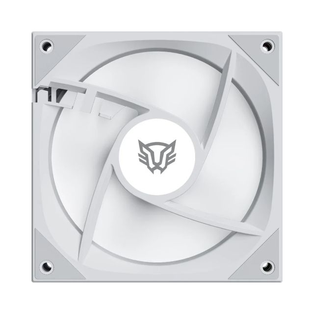 Ventilador Balam Rush Eolox Link EXL95 | 120 mm | 600 a 1800 RPM | 30 dB | 4 Pines | ARGB | Blanco | BR-942355