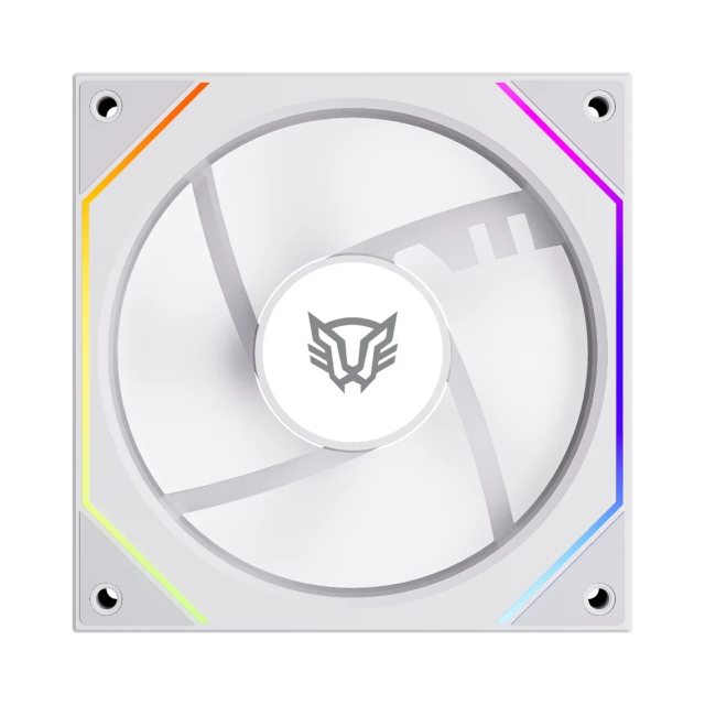 Ventilador Balam Rush Eolox Link EXL95 | 120 mm | 600 a 1800 RPM | 30 dB | 4 Pines | ARGB | Blanco | BR-942355