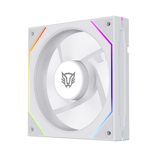 Ventilador Balam Rush Eolox Link EXL95 | 120 mm | 600 a 1800 RPM | 30 dB | 4 Pines | ARGB | Blanco | BR-942355