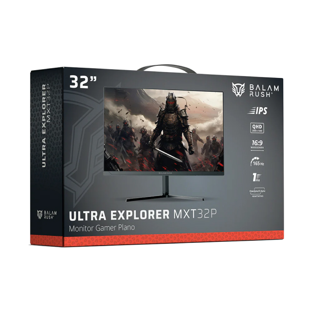 Monitor Acteck Balam Rush Ultra Explorer MXT32P | 32" | QHD | 2560 x 1440 (IPS) | 165 Hz | 1 ms | HDR | Bocinas Integradas | RGB | BR-942546