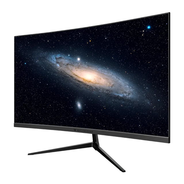 Monitor Curvo Balam Rush Andromeda MAG27Y | 27" | 1920 x 1080 (FHD) | VA | 180 - 200 Hz (Máx) | 1 ms | 1800R | Freesync / G-Sync  | HDMI 2.1 / DisplayPort 1.4 / USB-C / Jack 3.5 mm | RGB | Negro | BR-942980