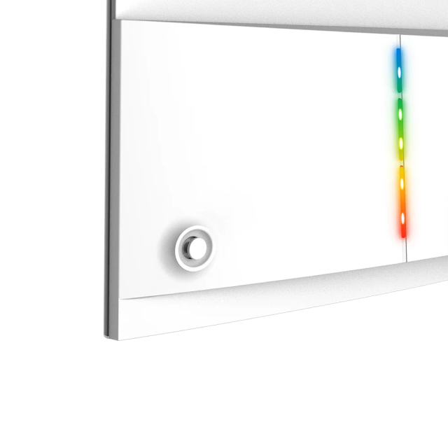 Monitor Gamer Plano Balam Rush Titan MTG27Y | 27" | 1920 x 1080 (FHD) | VA | 144 Hz / 200 Hz OC | 1 ms | FreeSync / Adaptive G-Sync | HDMI 2.1 / DisplayPort 1.4 / DP USB-C | RGB | Color Blanco | BR-943017