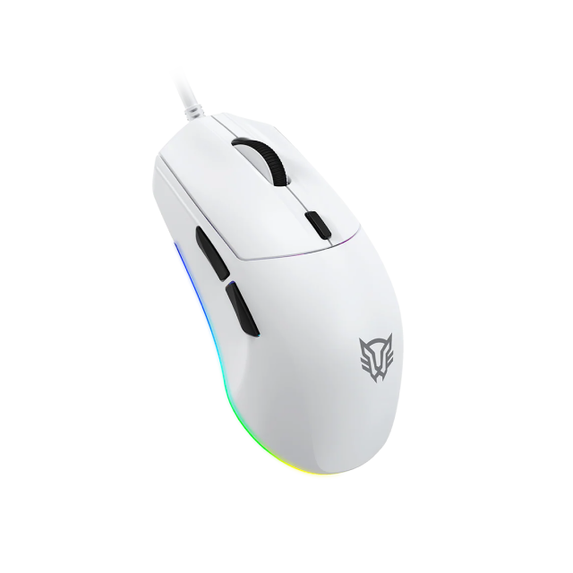 Mouse Gamer Alámbrico Balam Rush Drift Plus MG3 | 800 a 7,200 DPI | Sensor Óptico Instant 725F | 70 g | 6 Botones | RGB | Blanco | BR-943529