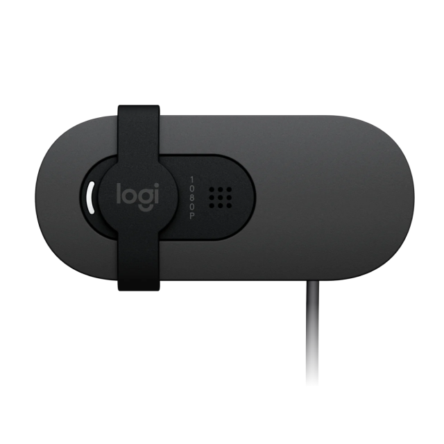 Cámara Web Logitech Brio 105 | 1080p | 30fps | 2 MP CMOS | Enfoque fijo | USB-A | Micrófono Omnidireccional integrado | 960-001591