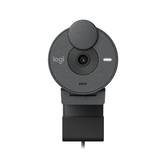 Cámara Web Logitech Brio 305 | 1080P | 30fps | 2MP | Foco fijo | Micrófono mono | USB-C Plug and Play | Color Grafito | 960-001519