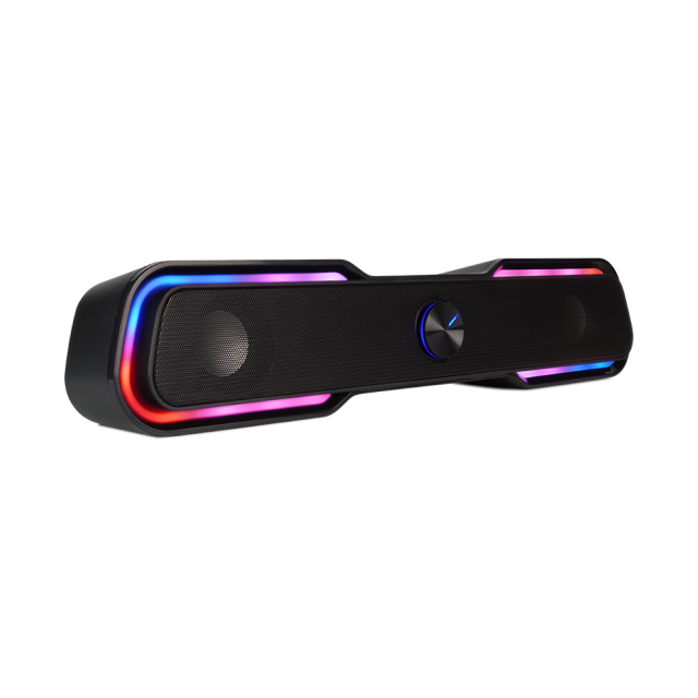 Bocina Inalámbrica Vorago BSP-350 | Bluetooth 5.0 | Touch | Aux 3.5 | RGB | BSP-350