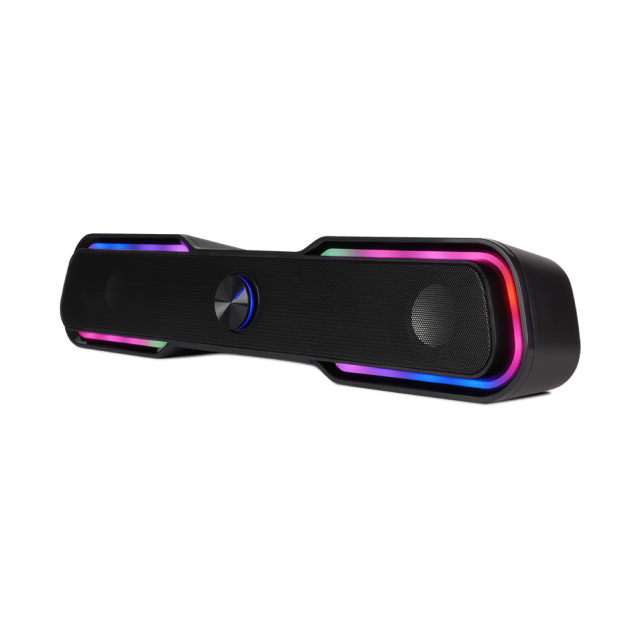 Bocina Inalámbrica Vorago BSP-350 | Bluetooth 5.0 | Touch | Aux 3.5 | RGB | BSP-350