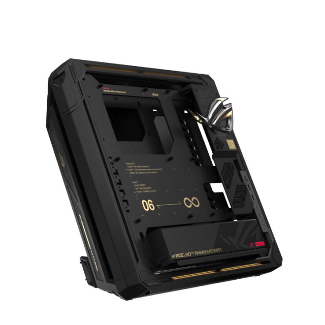 Bundle ASUS ROG Edition 20 | Tarjeta Madre ROG Crosshair X870E | Tarjeta de Video ROG Astral GeForce RTX 5090 | Fuente de Poder ROG Thor 3000W Titanium III | Gabinete ROG GR20 | No Incluye Procesador / RAM / Almacenamiento | ASUS ROG 20th Anniversary
