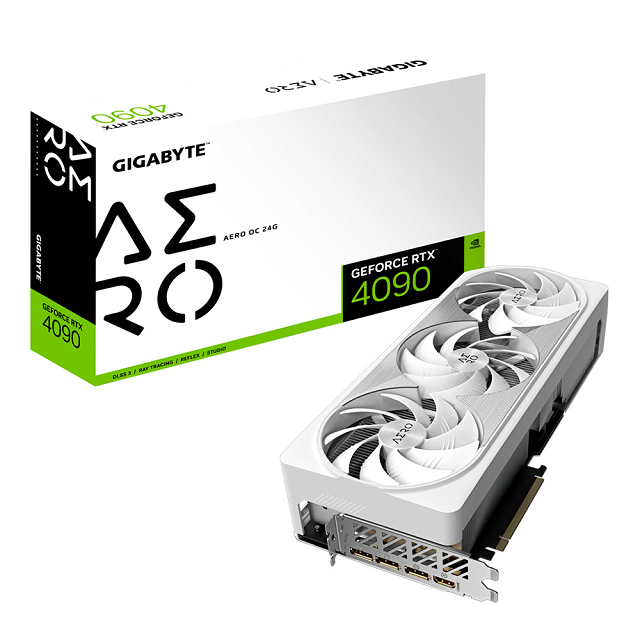 Tarjeta de Video Gigabyte NVIDIA GeForce RTX 4090 | AERO OC | 24GB | 384-bit GDDR6X | GV-N4090AERO OC-24GD