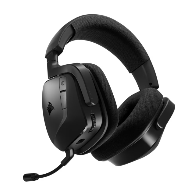 Diadema Inalámbrica Corsair VOID WIRELESS v2 | Micrófono Omnidireccional | Hasta 60 Hrs de Batería | PC / Mac / PlayStation / Móvil | Negro | CA-9011379-WW