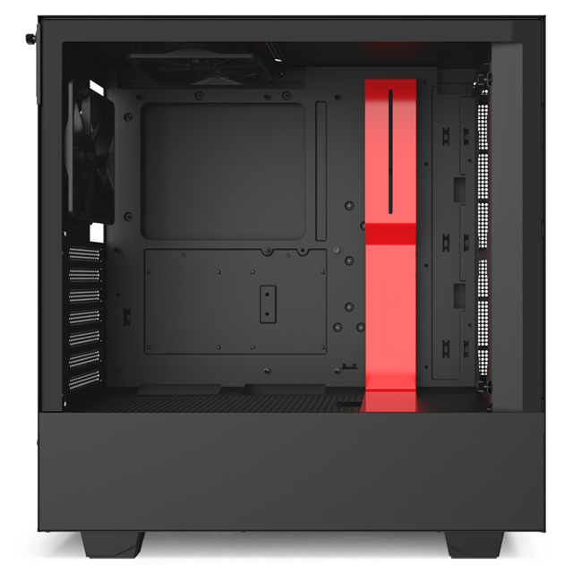 Gabinete Gamer NZXT H510 | Black Red | ATX | Cristal templado | CA-H510B-BR