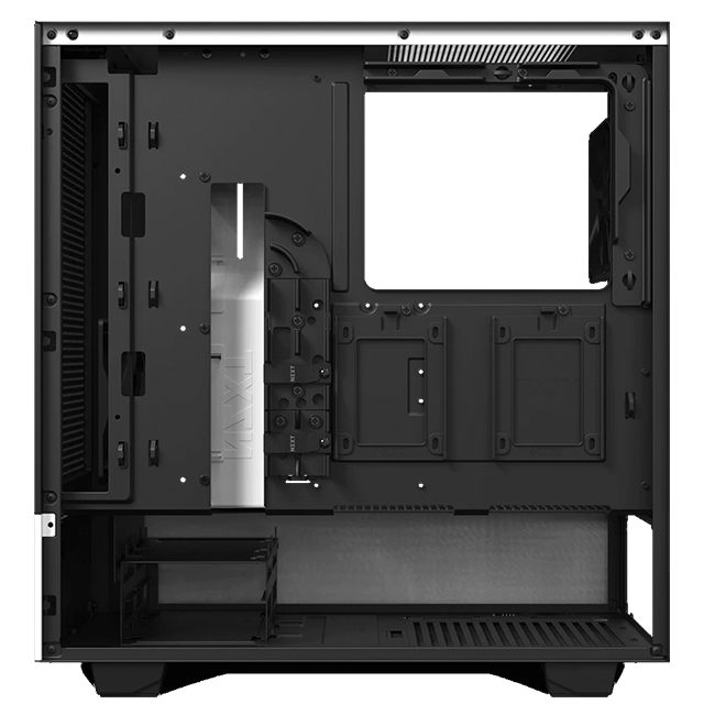 Gabinete gamer NZXT H510 Flow | Black/White | ATX | Cristal templado | CA-H52FW-01