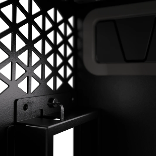 Gabinete Corsair iCUE LINK 6500X RGB | Semitorre | E-ATX/ATX/mATX/MiniITX | Micro-ATX/Mini-ITX (Conector inverso) | 3 Ventiladores iCUE LINK preinstalados | Color Negro | CC-9011269-WW