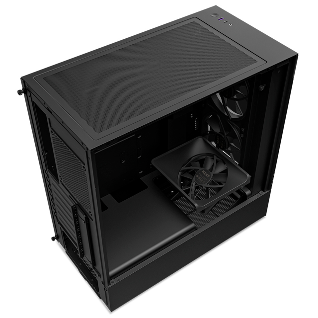 Gabinete NZXT H5 Elite Compact Negro | ATX | 3 Ventiladores | Cristal Templado | CC-H51EB-01