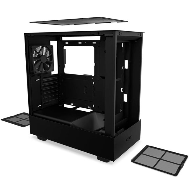 Gabinete gamer NZXT H5 Flow Black | ATX | mATX | CC-H51FB-01