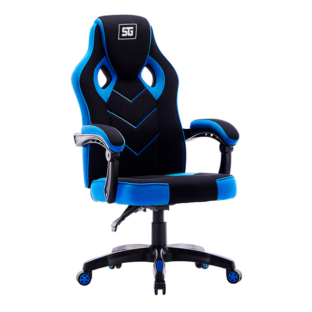 SILLA GAMER DEPORTIVA VORAGO CGC301-BL AZUL / TELA