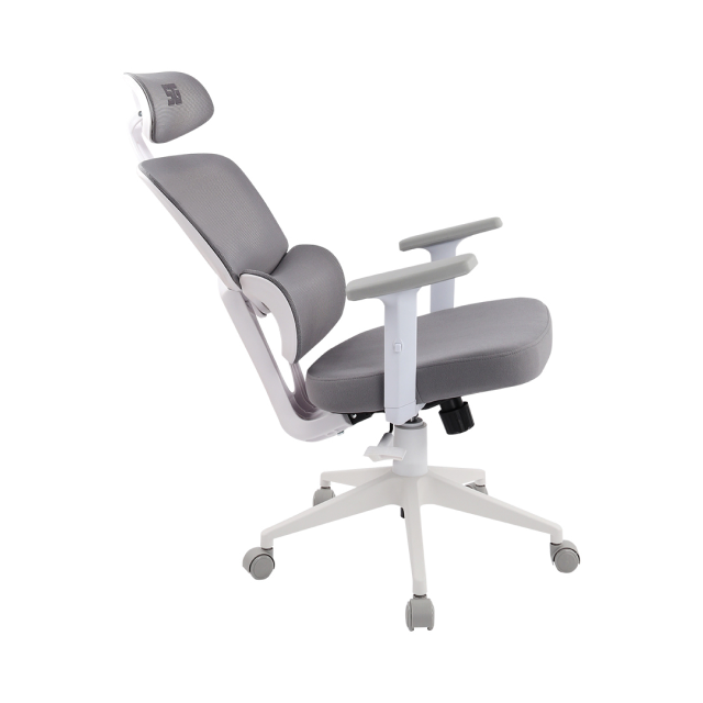 Silla Gamer Vorago Start the Game Mesh | Blanco | Transpirable | Ergonómica con descansa brazos 1D | Hasta 150kg | CGM-400-WH	