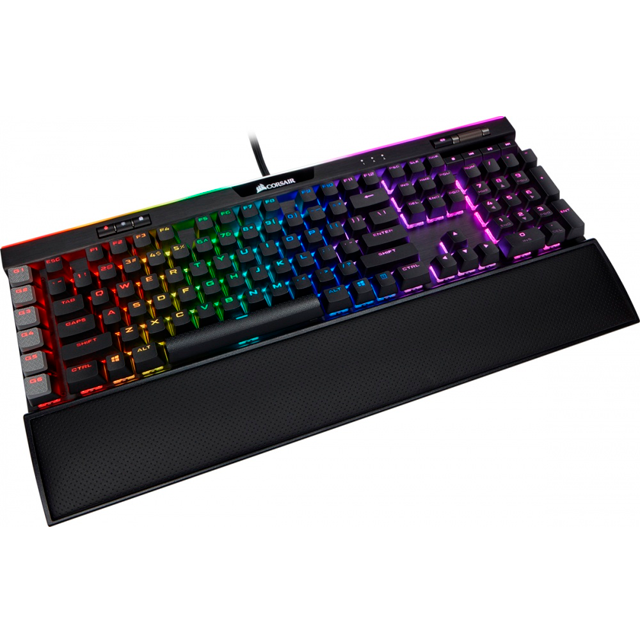 TECLADO MECANICO CORSAIR K95 RGB PLATINUM XT SWITCH MX SPEED SILVER (INGLES) / CH-9127414-NA