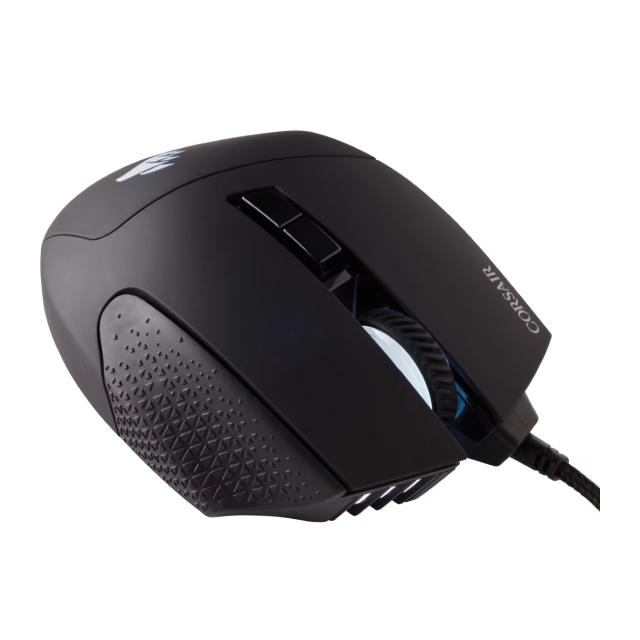 Mouse Gamer Alámbrico Corsair SCIMITAR RGB ELITE | 18000 DPI | Sensor Óptico PixArt PMW 3391 | 17 Botones Programables | RGB | Negro | CH-9304211-NA