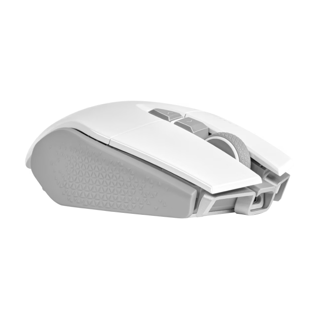 Mouse Gamer Inalámbrico Corsair M65 RGB ULTRA WIRELESS | 26000 DPI | Sensor Óptico MARKSMAN | 110 a 128 g | Ajuste de Peso | 8 Botones Programables | Hasta 120 Hrs de Batería | RGB | Blanco | CH-9319511-NA2