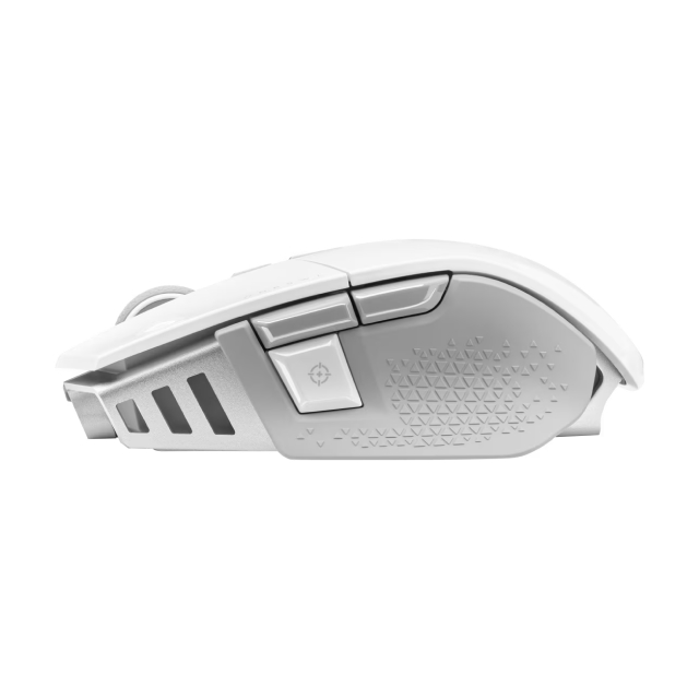 Mouse Gamer Inalámbrico Corsair M65 RGB ULTRA WIRELESS | 26000 DPI | Sensor Óptico MARKSMAN | 110 a 128 g | Ajuste de Peso | 8 Botones Programables | Hasta 120 Hrs de Batería | RGB | Blanco | CH-9319511-NA2