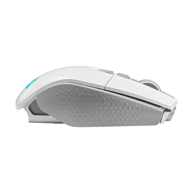Mouse Gamer Inalámbrico Corsair M65 RGB ULTRA WIRELESS | 26000 DPI | Sensor Óptico MARKSMAN | 110 a 128 g | Ajuste de Peso | 8 Botones Programables | Hasta 120 Hrs de Batería | RGB | Blanco | CH-9319511-NA2