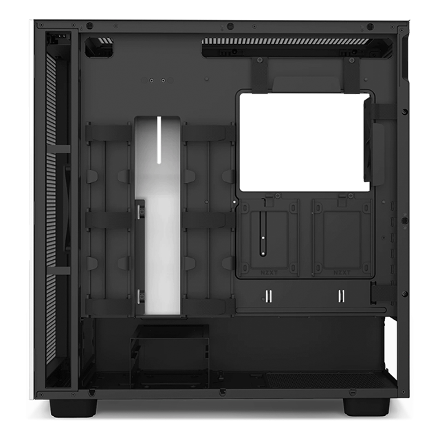 Gabinete gamer NZXT H7 Flow | Black/White | Cristal templado | CM-H71FG-01