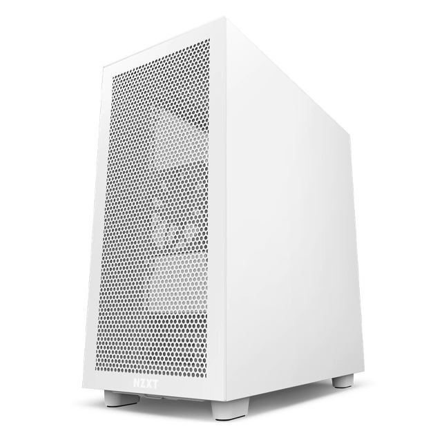 Gabinete gamer NZXT H7 Flow | White | Cristal templado | CM-H71FW-01