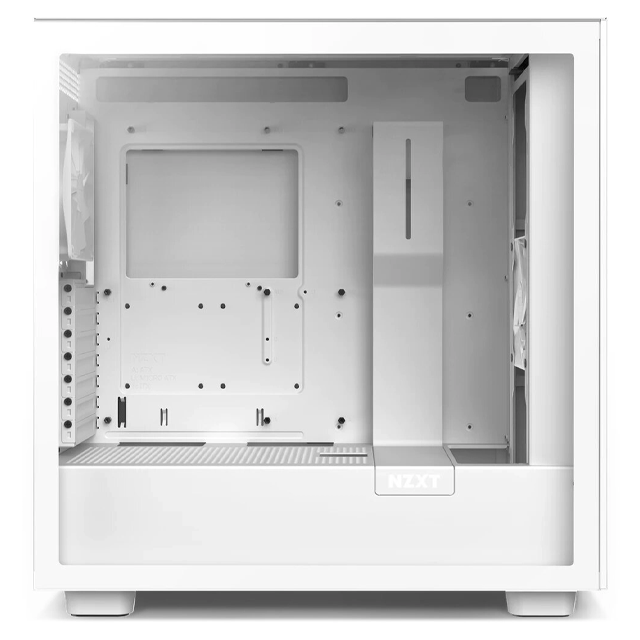 Gabinete gamer NZXT H7 Flow | White | Cristal templado | CM-H71FW-01