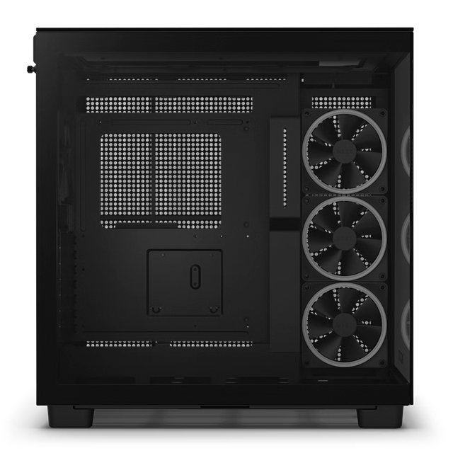 GABINETE NZXT H9 ELITE NEGRO | 3 VENTILADORES RGB CRISTAL TEMPLADO | CM-H91EB-01