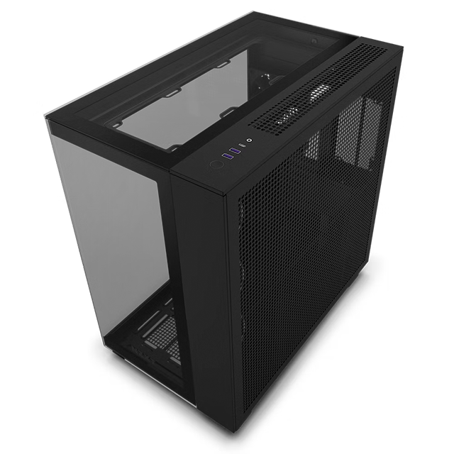 GABINETE NZXT H9 ELITE NEGRO | 3 VENTILADORES RGB CRISTAL TEMPLADO | CM-H91EB-01