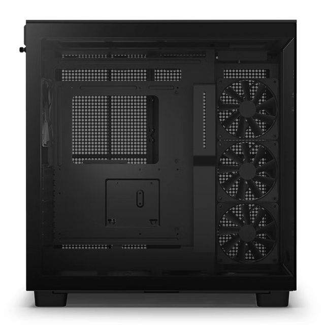 Gabinete NZXT H9 Flow Negro | 4 Ventiladores | Cristal Templado | CM-H91FB-01