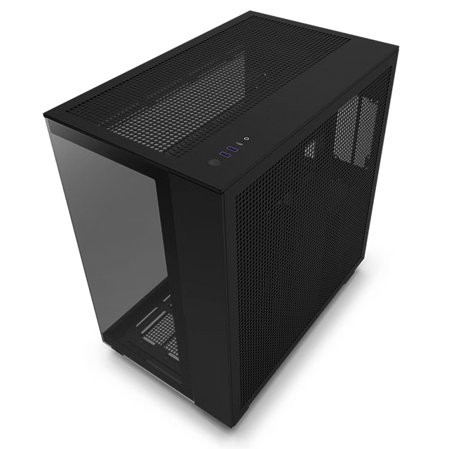 Gabinete NZXT H9 Flow Negro | 4 Ventiladores | Cristal Templado | CM-H91FB-01