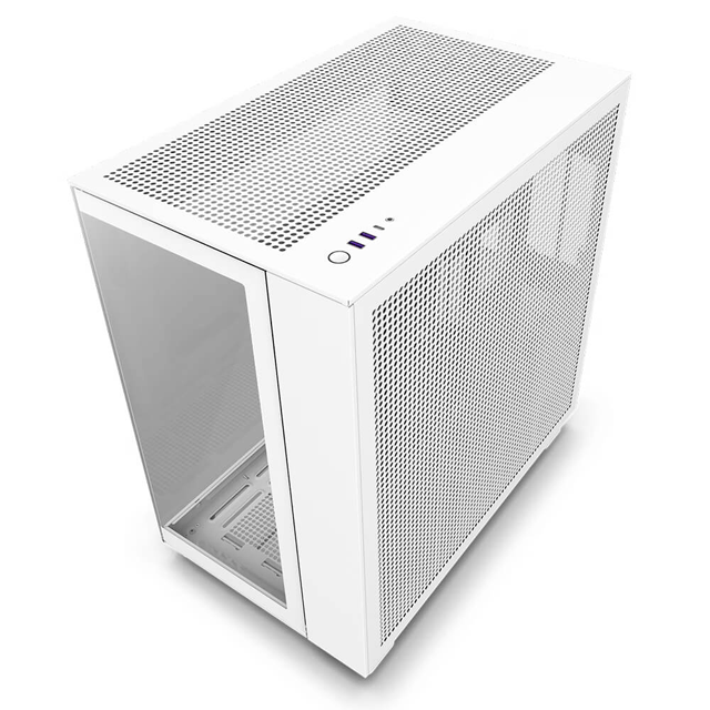 Gabinete NZXT H9 Flow Blanco | 4 ventiladores | Cristal Templado | CM-H91FW-01