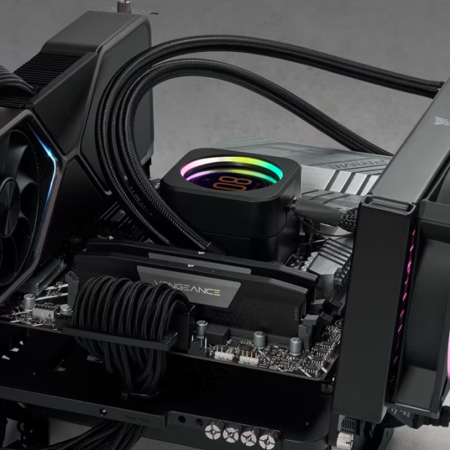 Kit de Memoria RAM Corsair VENGEANCE | 64GB (2x32GB) | DDR5 | 6000 MT/s | CL40 | XMP | Negro | CMK64GX5M2D6000C40