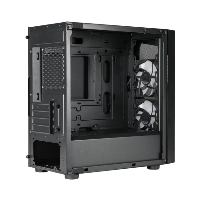 GABINETE COOLER MASTER CMP 320 MATX NEGRO (2 VENTILADORES PREINSTALADOS) / CP320-KGNN-S00