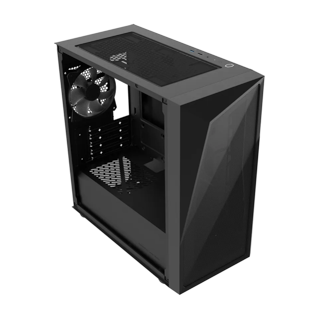 Gabinete Cooler Master CMP 320L | Negro | MATX | 1 Ventilador Preinstalado | CP320-KGNN-S03