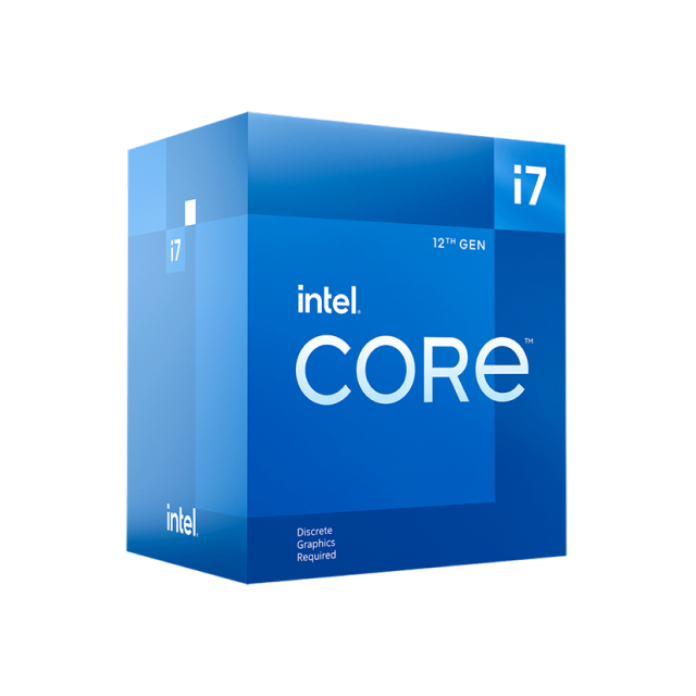 Procesador Intel Core i7-12700F | 12 Núcleos | 20 Hilos | 2.10 GHz / 4.90 GHz (Máx) | LGA1700 | (Requiere Tarjeta de Video) | BX8071512700F