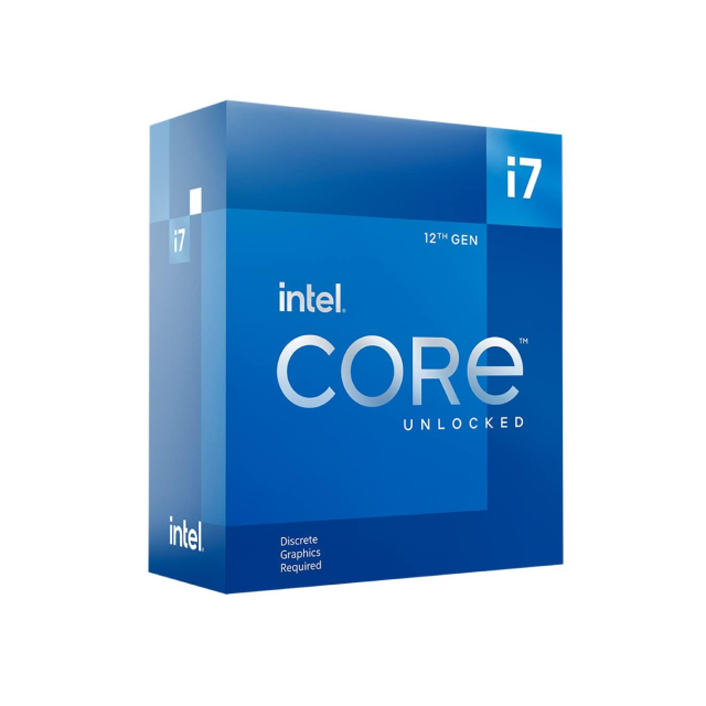 Procesador Intel Core i7-i7-12700KF | 12 Núcleos | 20 Hilos | 3.60 GHz / 5.00 GHz (Máx) | LGA1700 | (No incluye Disipador) (Requiere Tarjeta de Video) | BX8071512700KF