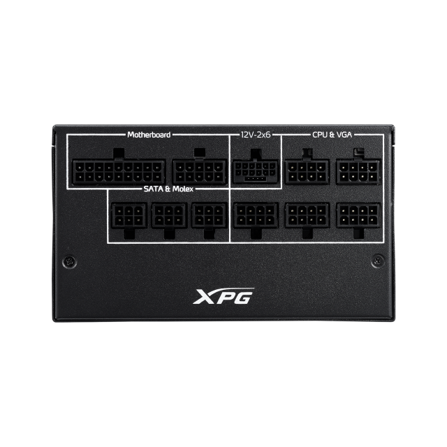 Fuente de Poder Adata XPG Core Reactor II | 750W | Full Modular | 80 + Gold | 120mm | Color Negro | COREREACTORII750G-BKCUS