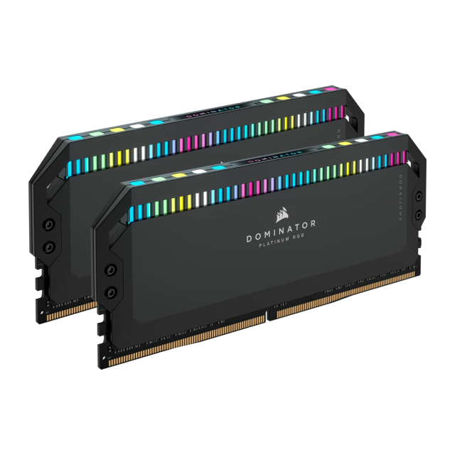 Kit de Memoria RAM DDR5 | 32GB  ( 2 x 16GB ) | 6000MHz | CL36 | Corsair Dominator Platinum RGB | CMT32GX5M2E6000C36