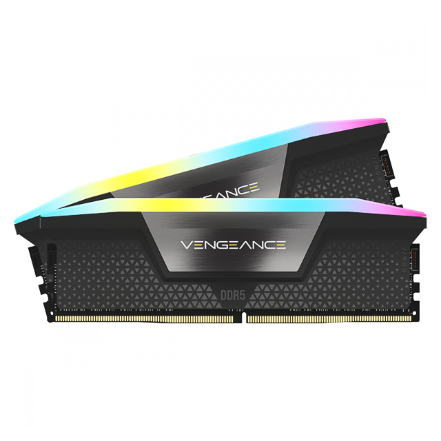 Kit Memoria RAM Corsair VENGEANCE RGB de 32GB  (2 x 16GB) | DDR5 | 5600MHz | CL40 |  XMP | CMH32GX5M2B5600Z40