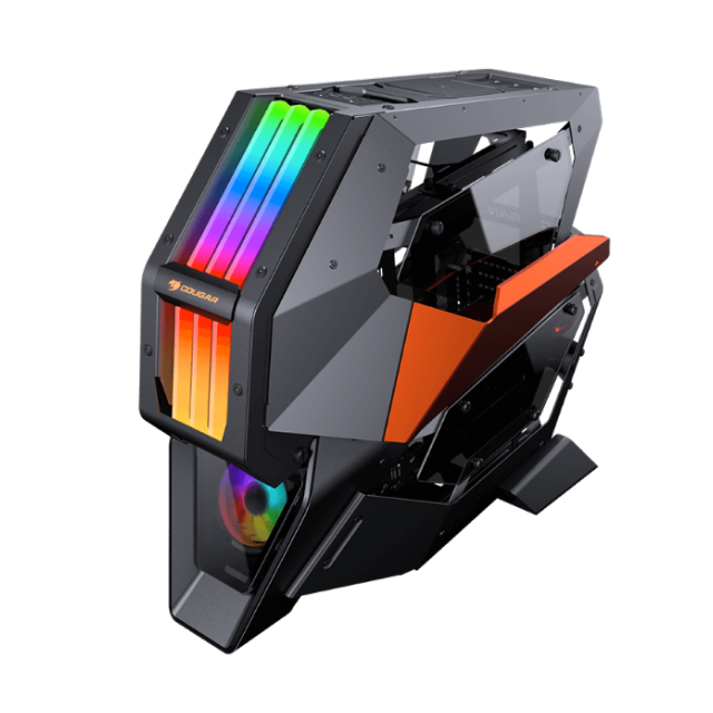 GABINETE COUGAR CONQUER 2 RGB | CRIST TEMP | USB 3.1 | TIPO C | 109CM10001-00