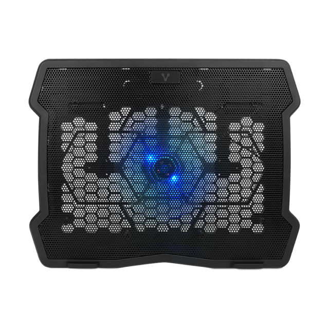 Base enfriadora para Laptop Vorago CP-103 | Ventilador 125 mm | 15.6" | Luces LED | USB | CP-103