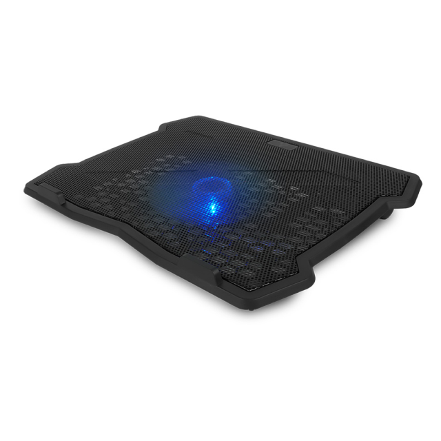 Base enfriadora para Laptop Vorago CP-103 | Ventilador 125 mm | 15.6" | Luces LED | USB | CP-103