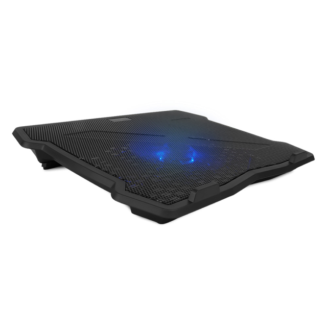 Base enfriadora para Laptop Vorago CP-103 | Ventilador 125 mm | 15.6" | Luces LED | USB | CP-103