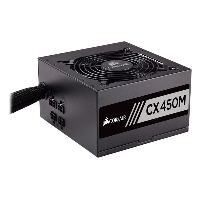 FUENTE DE PODER CORSAIR CX450M 450W 80+ BRONZE SEMI MODULAR / CP-9020101-NA