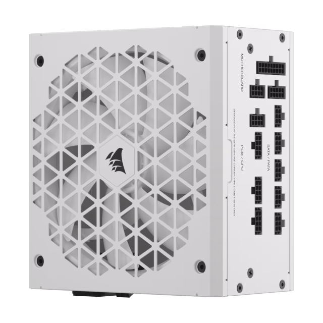 Fuente de Poder Corsair RM850x SHIFT | 850W | 80 PLUS Gold | 24-pin ATX | 140 mm | Full Modular | Blanco | CP-9020274-NA