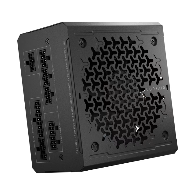 Fuente de Poder Corsair RMe Series RM750e | 750W | 80 PLUS Gold / Cybenetics Gold | Full Modular | 120mm | Compatible con ATX 3.1 y PCIe 5.1 | Negro | CP-9020295-NA