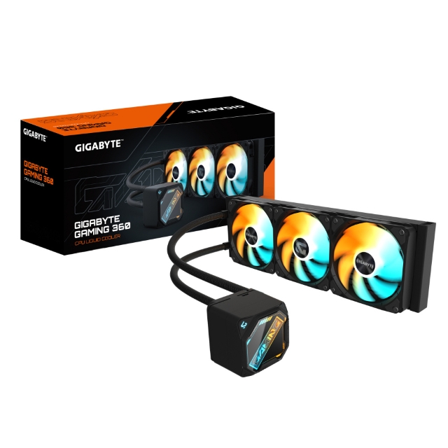 Enfriamiento Líquido Gigabyte GAMING 360 | 360 mm | Ventiladores 120 mm | hasta 2200 RPM | Color Negro | GP-GIGABYTE GME 360